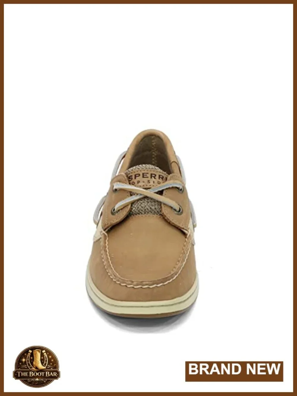 Genuine Leather Boat Shoes with Memory Foam Footbed